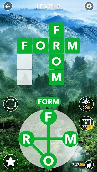 Word Crossword Search [МОД Бесконечные монеты] APK Android Screenshot 1