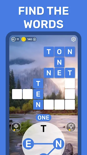 Word Search Puzzle Game [МОД Бесконечные монеты] APK Android Screenshot 3