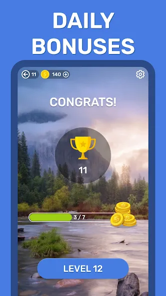 Word Search Puzzle Game [МОД Бесконечные монеты] APK Android Screenshot 5