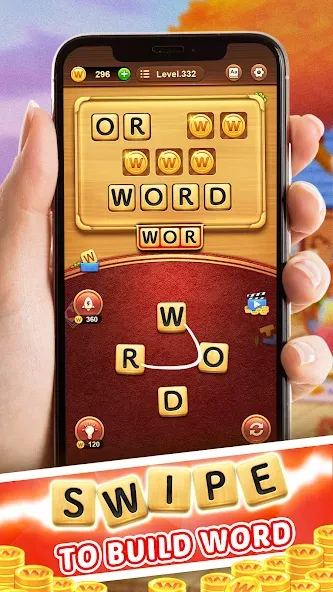 Word Connect (Ворд Коннект) [МОД Много денег] APK Android Screenshot 1