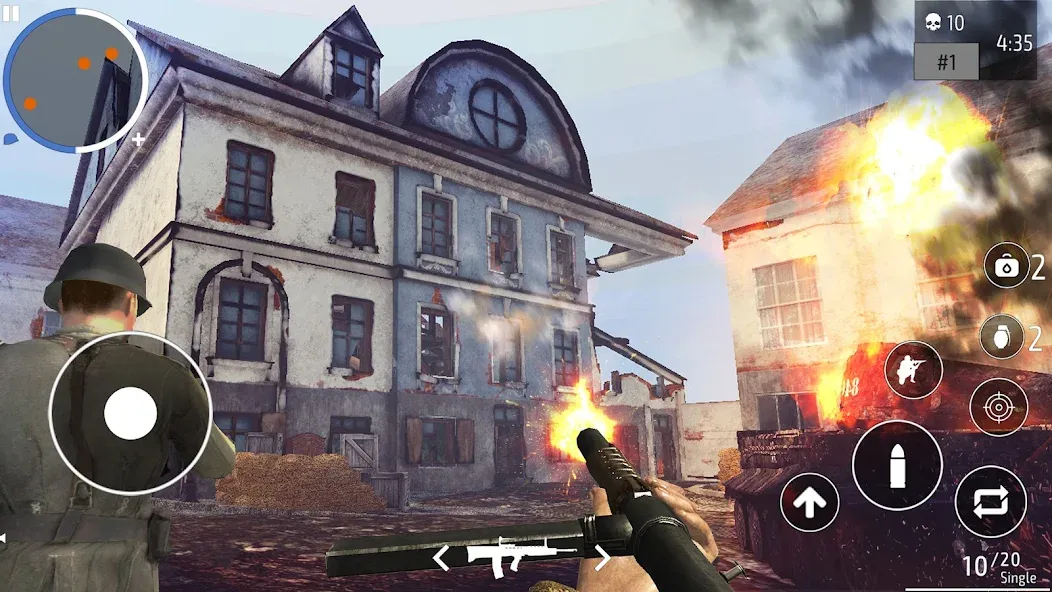 World War 2 Shooter offline (Мировая война 2 Стрелок) [МОД Меню] APK Android Screenshot 1