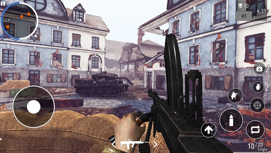 World War 2 Shooter offline (Мировая война 2 Стрелок) [МОД Меню] APK Android Screenshot 3