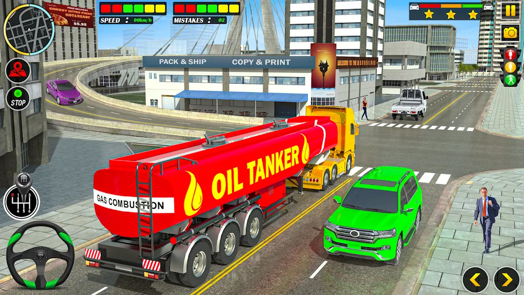 Offroad Oil Tanker Truck Games (Оффроуд Игры на машинецистерне для нефти) [МОД Premium] APK Android Screenshot 2