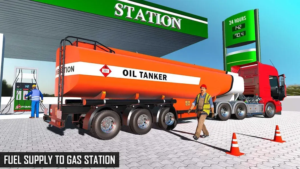 Offroad Oil Tanker Truck Games (Оффроуд Игры на машинецистерне для нефти) [МОД Premium] APK Android Screenshot 5