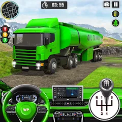 Offroad Oil Tanker Truck Games (Оффроуд Игры на машинецистерне для нефти) [МОД Premium] APK Android
