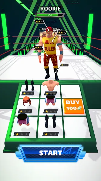 Wrestling Trivia Run (Рестлинг Тривия Ран) [МОД Mega Pack] APK Android Screenshot 2