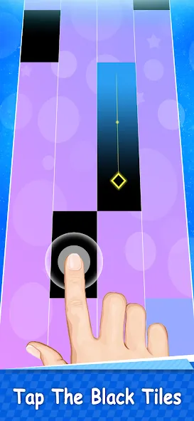 Magic Piano Music Tiles 2 (Магическое пианино Музыкальные плитки 2) [МОД Все открыто] APK Android Screenshot 1
