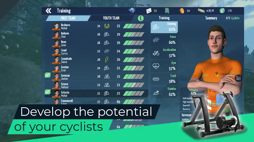 Live Cycling Manager 2023 (Лайв Сайклинг Менеджер 2023) [МОД Mega Pack] APK Android Screenshot 4