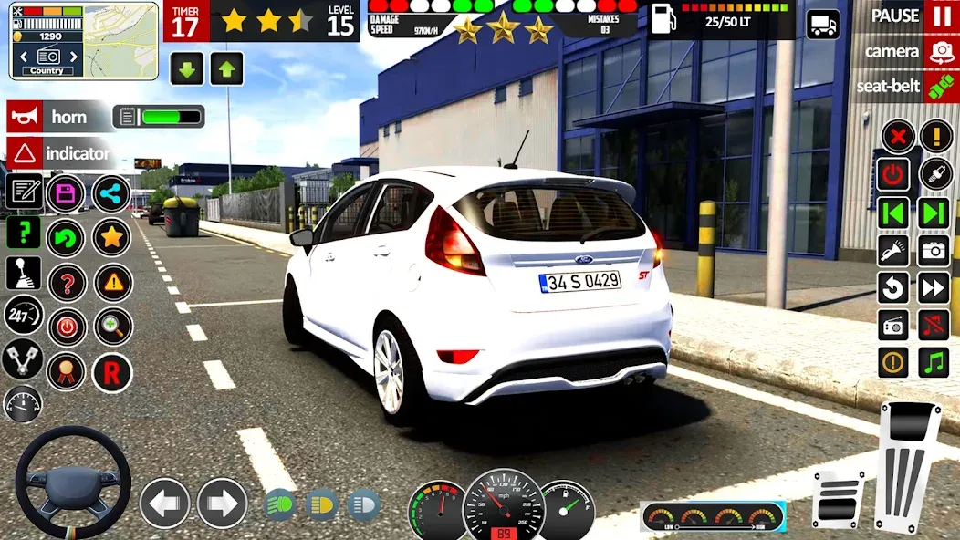School Car Game 3d Car Driving [МОД Все открыто] APK Android Screenshot 3