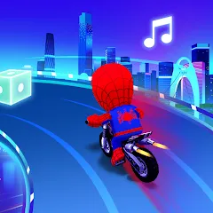 Beat Racing:Car&Music game (Бит Кар Гонки игра музыки ) [МОД Бесконечные монеты] APK Android