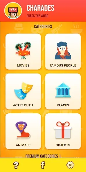 Charades Guess the Word [МОД Mega Pack] APK Android Screenshot 4