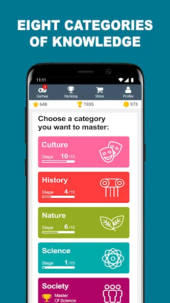 QuizzClub. Quiz & Trivia game (КвиззКлуб) [МОД Premium] APK Android Screenshot 4