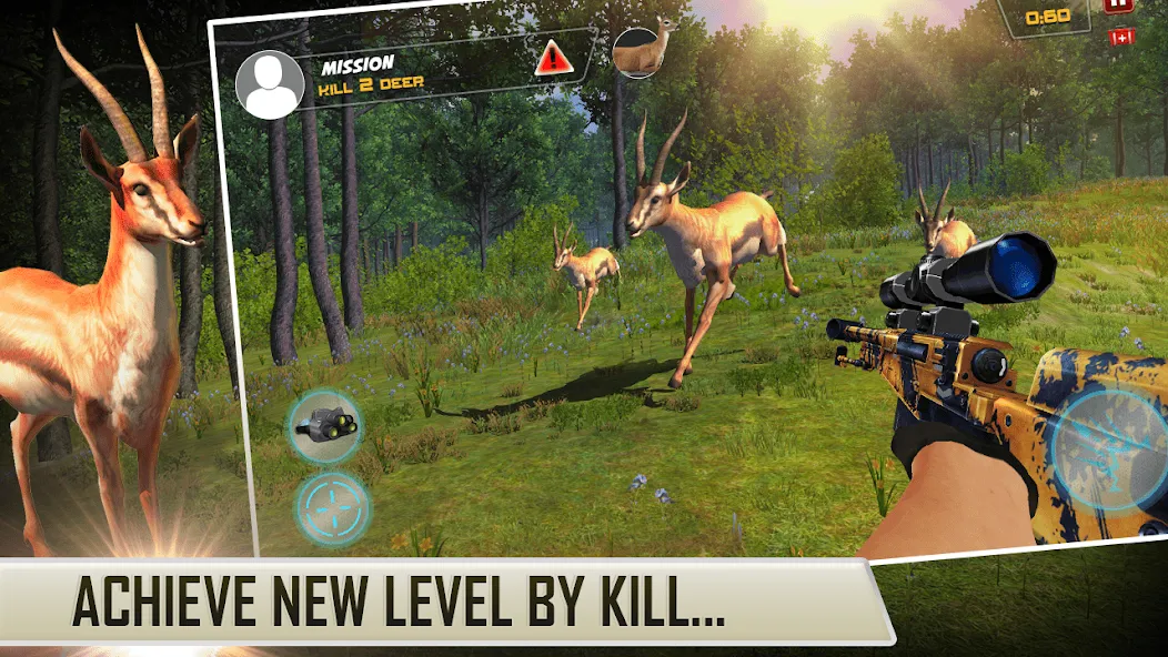 Dino Hunting Sniper Shooter 3D [МОД Premium] APK Android Screenshot 4