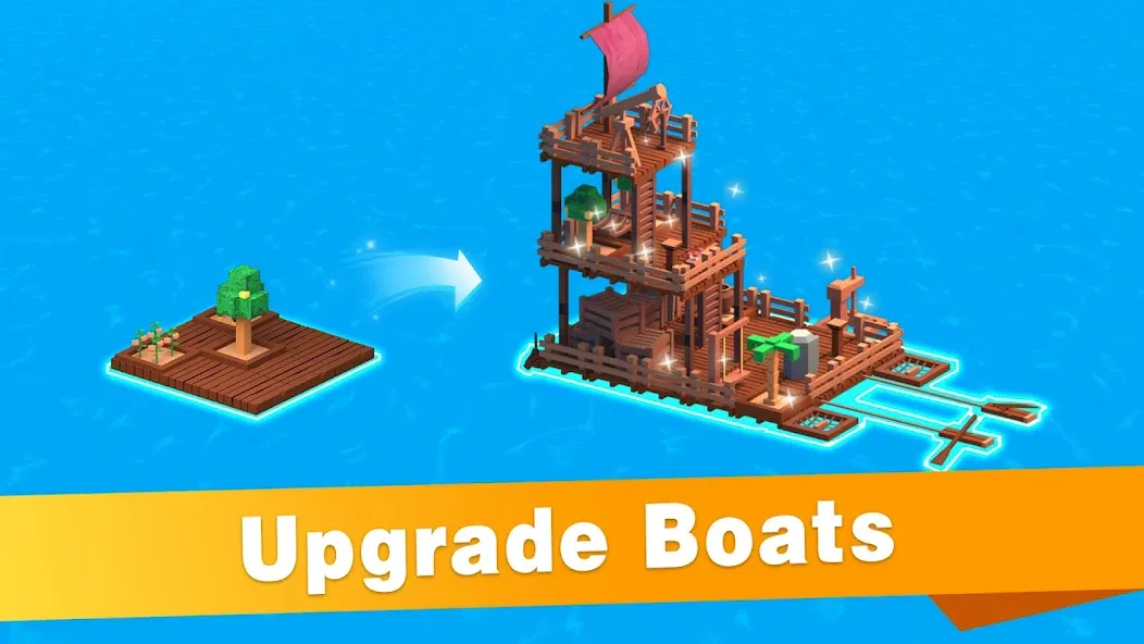 Idle Arks: Build at Sea (Айдл) [МОД Unlocked] APK Android Screenshot 2