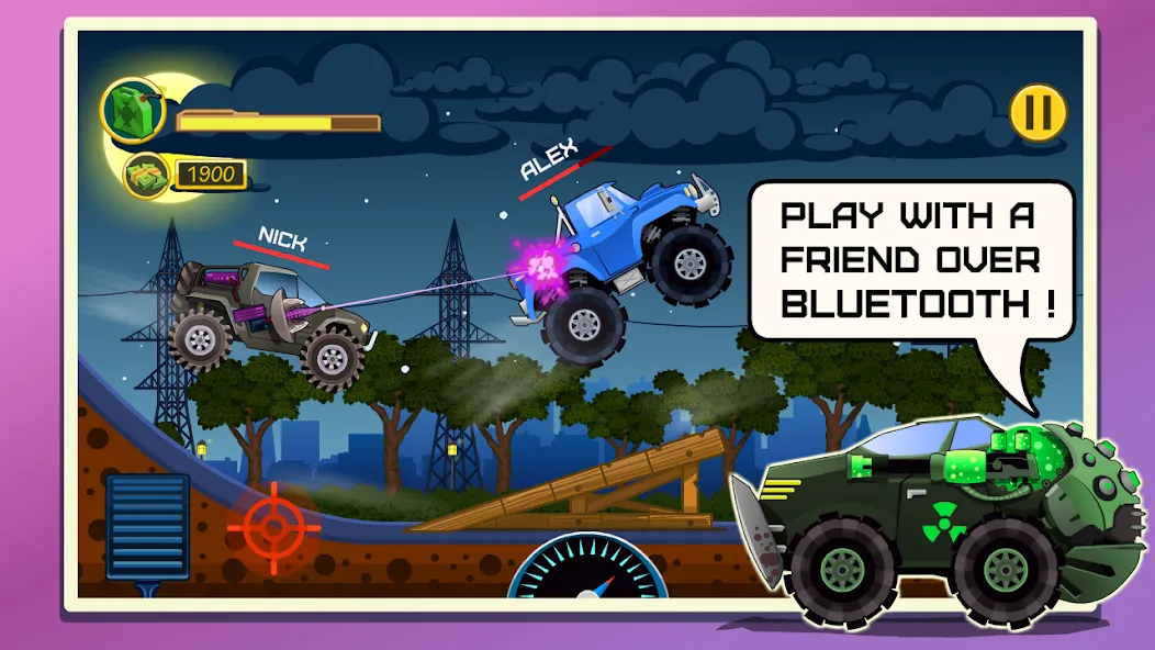 Mad Hill Racing: Bluetooth (Мад Хилл Рейсинг) [МОД Все открыто] APK Android Screenshot 1