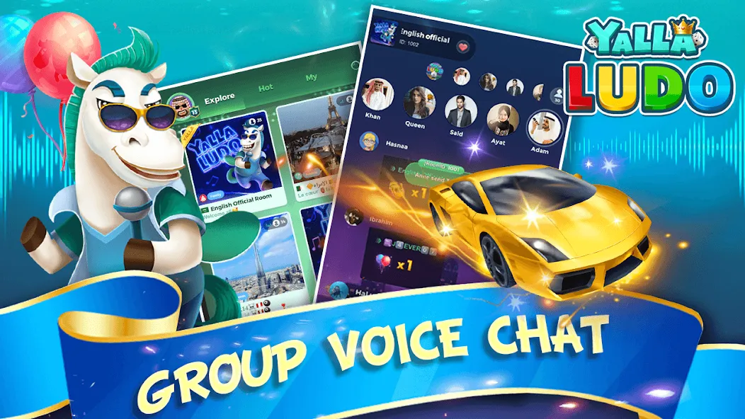 Yalla Ludo - Ludo&Domino (Ялла Лудо) [МОД Unlocked] APK Android Screenshot 4