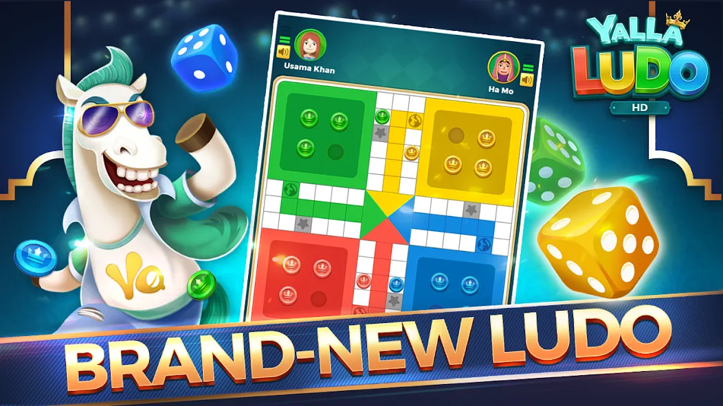 Yalla Ludo HD (Ялла Лудо ) [МОД Бесконечные монеты] APK Android Screenshot 1