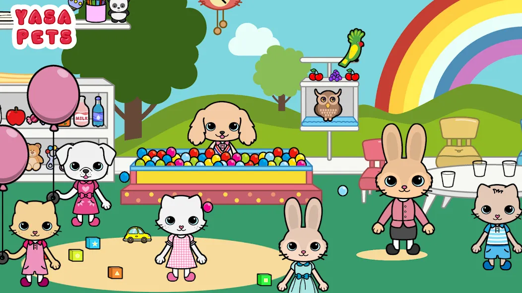 Yasa Pets Tower (Яса Петс Тауэр) [МОД Все открыто] APK Android Screenshot 2