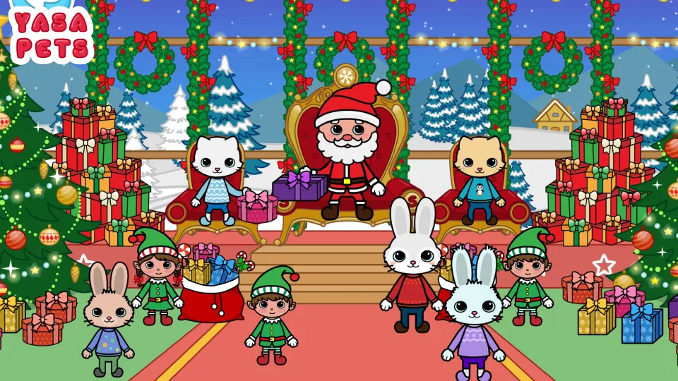 Yasa Pets Christmas (Яса Петс Кристмас) [МОД Меню] APK Android Screenshot 1