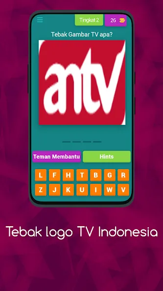 Logo TV Indonesia  Asah Otakmu (Тебак Гамбар Лого ТВ) [МОД Много денег] APK Android Screenshot 3