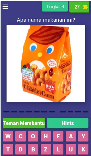 Tebak Makanan Ringan Indonesia (Гаме маканан Ринган) [МОД Mega Pack] APK Android Screenshot 4
