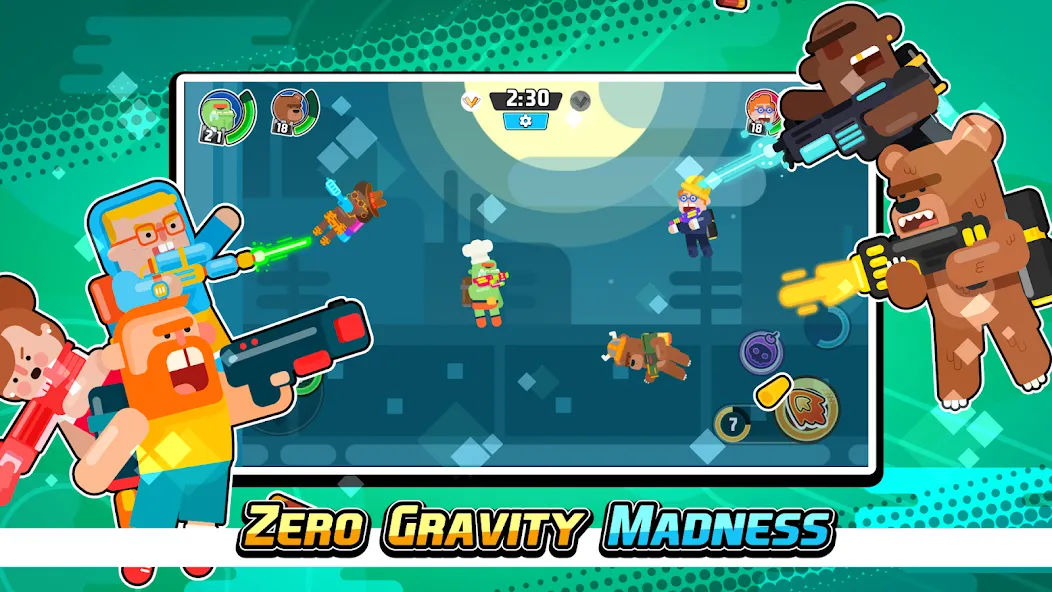 Gravity Brawl: Hero Shooter [МОД Premium] APK Android Screenshot 1