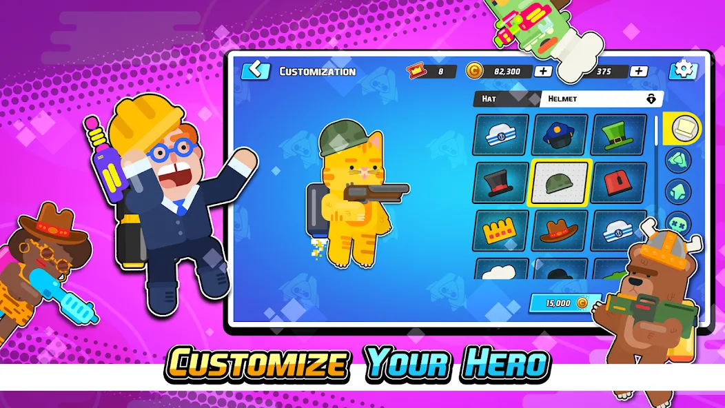Gravity Brawl: Hero Shooter [МОД Premium] APK Android Screenshot 2
