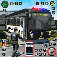 City Bus Simulator Bus Game 3D (Полицейский автобус симулятор) [МОД Premium] APK Android