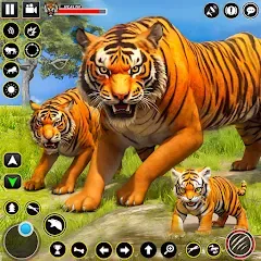 Tiger Simulator Lion games 3D (Тигровый Симулятор Игр Льва 3D) [МОД Меню] APK Android