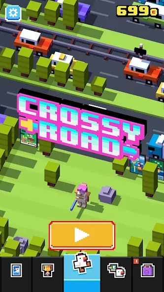 Crossy Road (Кросси Роуд) [МОД Mega Pack] APK Android Screenshot 1