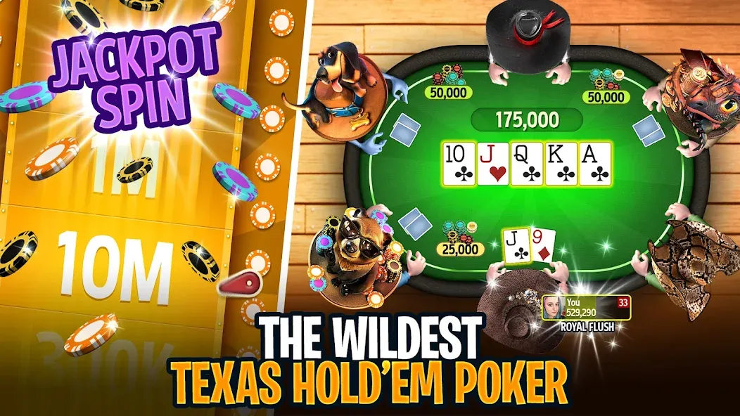 Governor of Poker 3 - Texas [МОД Много денег] APK Android Screenshot 1