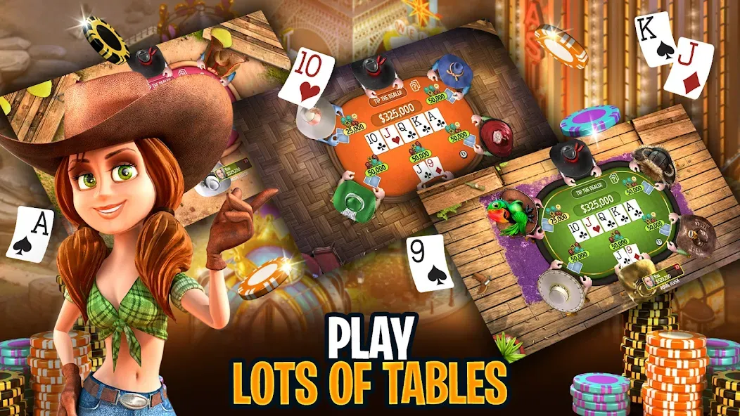 Governor of Poker 3 - Texas [МОД Много денег] APK Android Screenshot 3