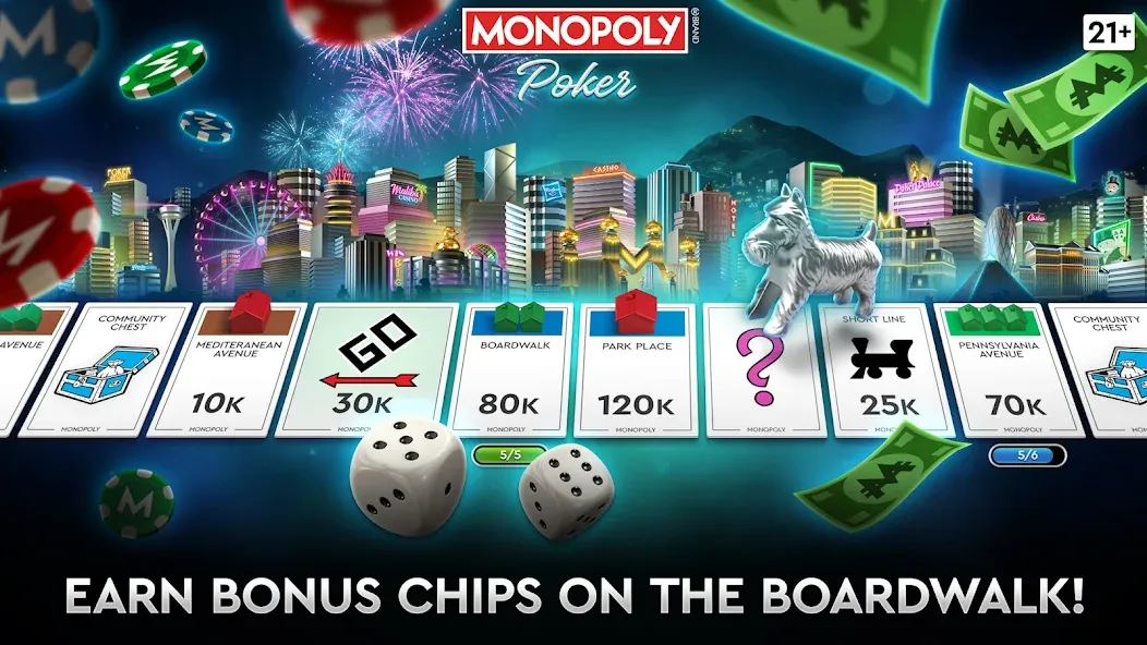 MONOPOLY Poker - Texas Holdem (МОНОПОЛИЯ Покер) [МОД Premium] APK Android Screenshot 1