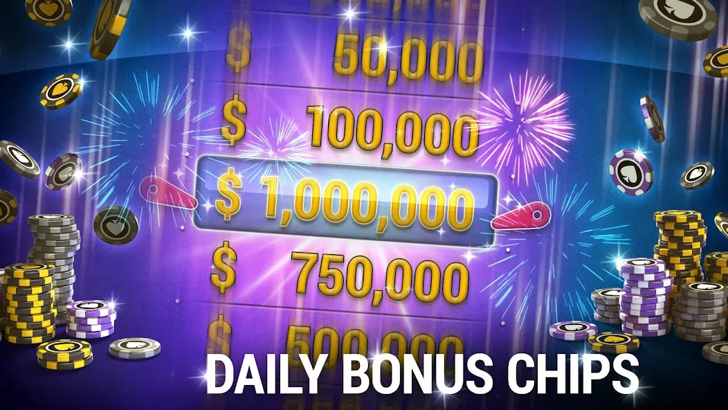 Poker World, Offline TX Holdem (Покер Ворлд) [МОД Много денег] APK Android Screenshot 2