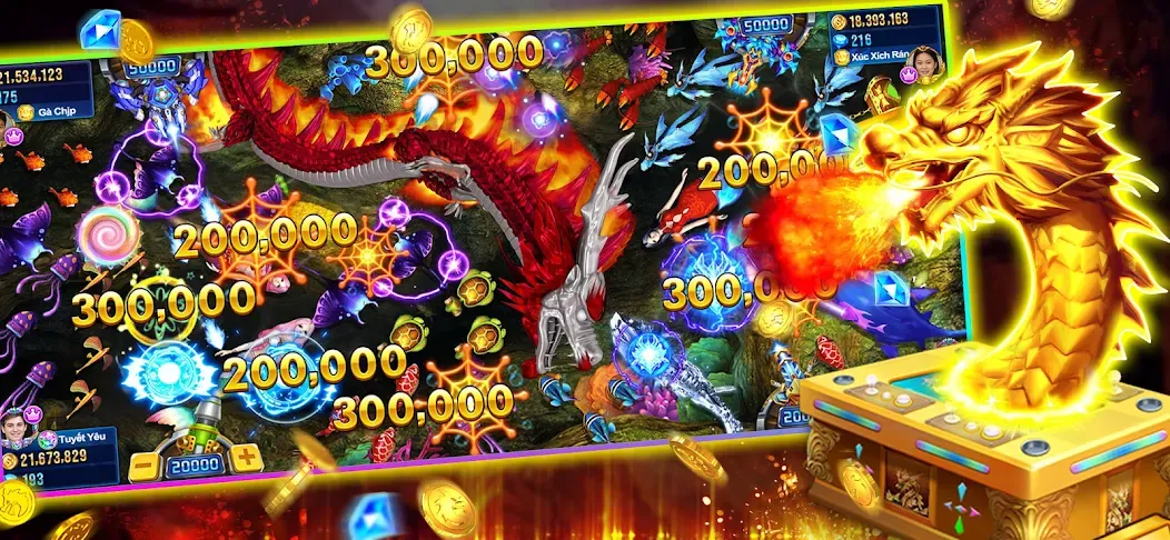 Dragon King:fish table games (Драгон Кинг) [МОД Бесконечные монеты] APK Android Screenshot 4
