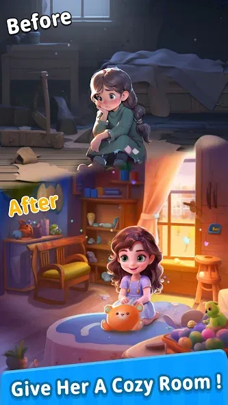 Merge Designer - Decor & Story (Мердж Дизайнер) [МОД Меню] APK Android Screenshot 3