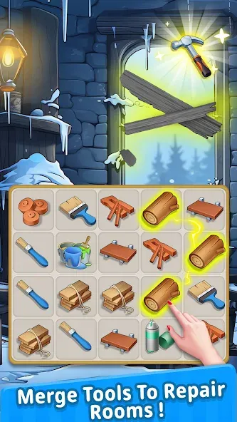 Merge Designer - Decor & Story (Мердж Дизайнер) [МОД Меню] APK Android Screenshot 4
