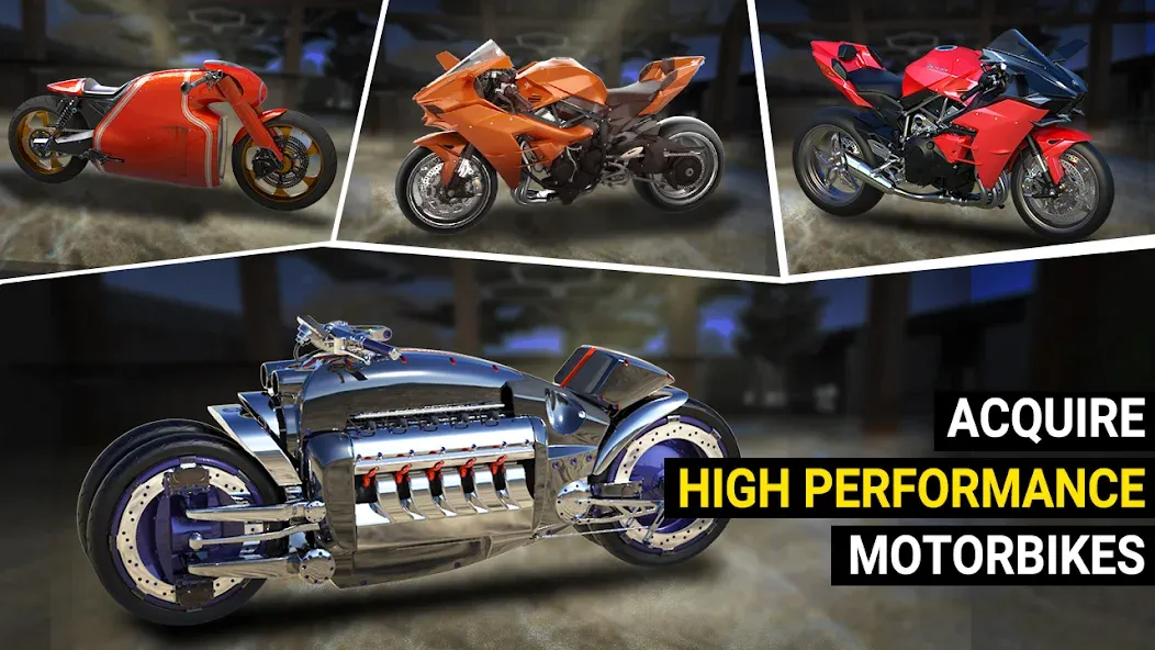 Speed Moto Dash:Real Simulator (Спид Мото Дэш) [МОД Бесконечные монеты] APK Android Screenshot 3