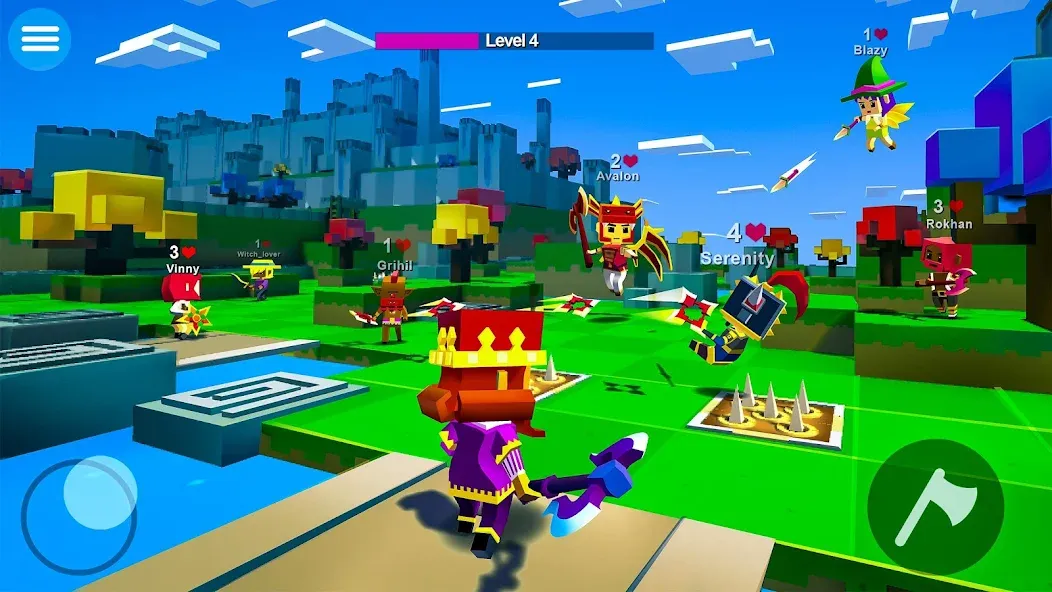 AXES.io [МОД Много денег] APK Android Screenshot 1