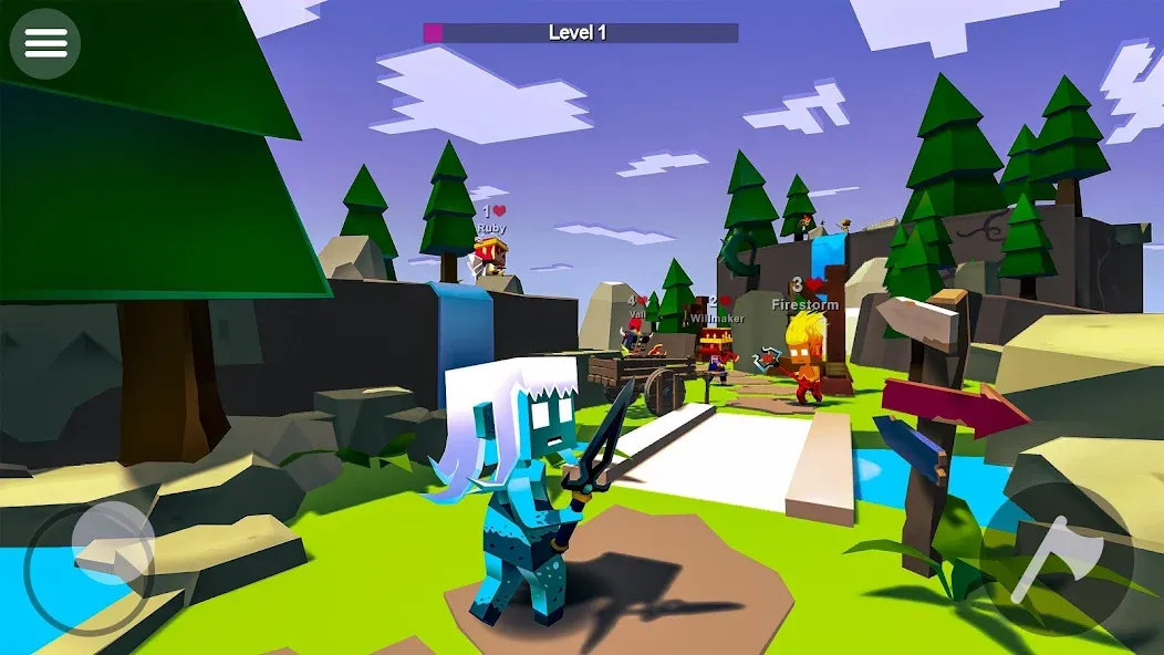 AXES.io [МОД Много денег] APK Android Screenshot 3