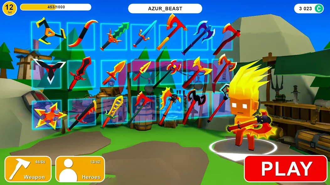AXES.io [МОД Много денег] APK Android Screenshot 4