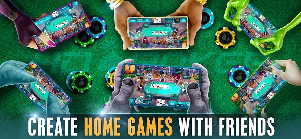 HD Poker: Texas Holdem Casino (ХД Покер) [МОД Много денег] APK Android Screenshot 2