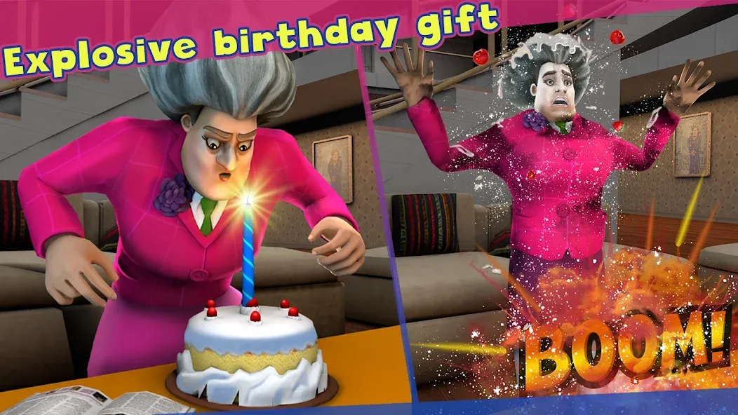 Scary Teacher 3D (Скари Тичер 3Д) [МОД Mega Pack] APK Android Screenshot 1