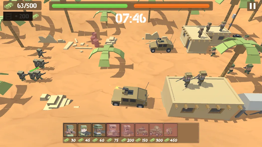 Border Wars: Army Simulator [МОД Бесконечные монеты] APK Android Screenshot 4
