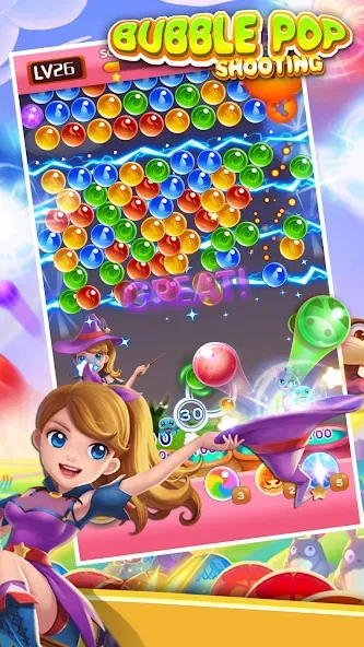 Bubble Pop - Classic Bubble Sh (Бабл Поп) [МОД Premium] APK Android Screenshot 1