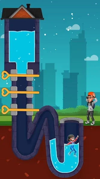 Pull The String : Nick's Quest (Пул Зе Стринг) [МОД Много денег] APK Android Screenshot 2