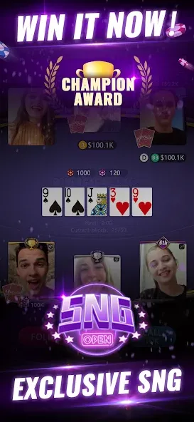 PokerGaga: Texas Holdem Live (ПокерГага) [МОД Mega Pack] APK Android Screenshot 3