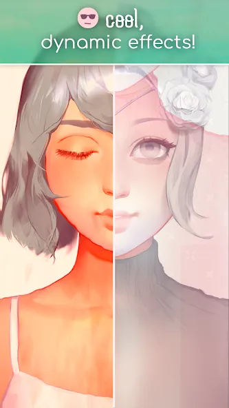 Live Portrait Maker: Girls (Лайв Портрет Мейкер) [МОД Бесконечные монеты] APK Android Screenshot 4