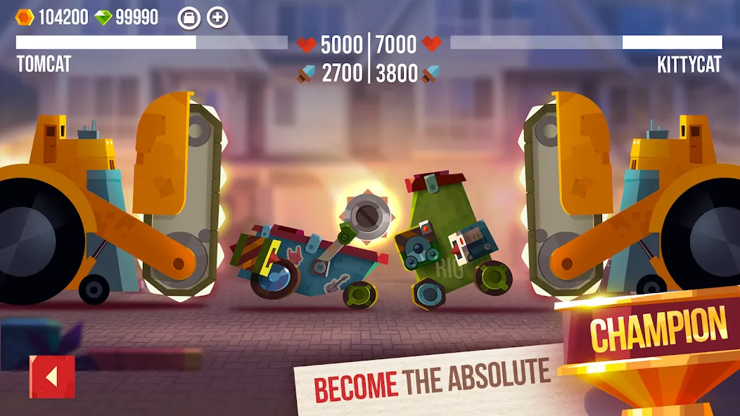 CATS: Crash Arena Turbo Stars (Кэтс) [МОД Много денег] APK Android Screenshot 5