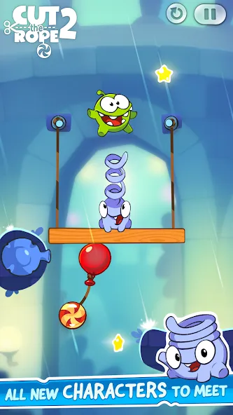 Cut the Rope 2 (Кат зе Роуп 2) [МОД Все открыто] APK Android Screenshot 4